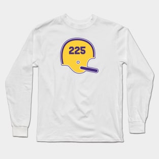 Louisiana State University Area Code Helmet Long Sleeve T-Shirt